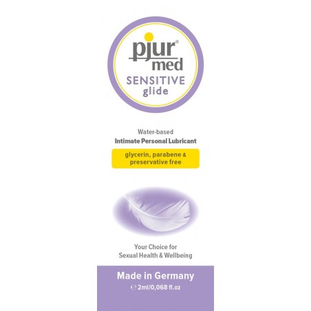 PJUR MED SENSITIVE GLIDE BOLSITA 2ML