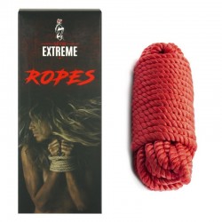 Cuerda Seda Bondage 5m - Roja