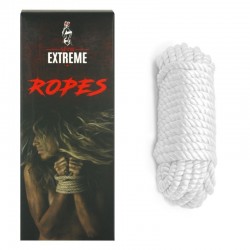 Cuerda Seda Bondage 5m - Blanca